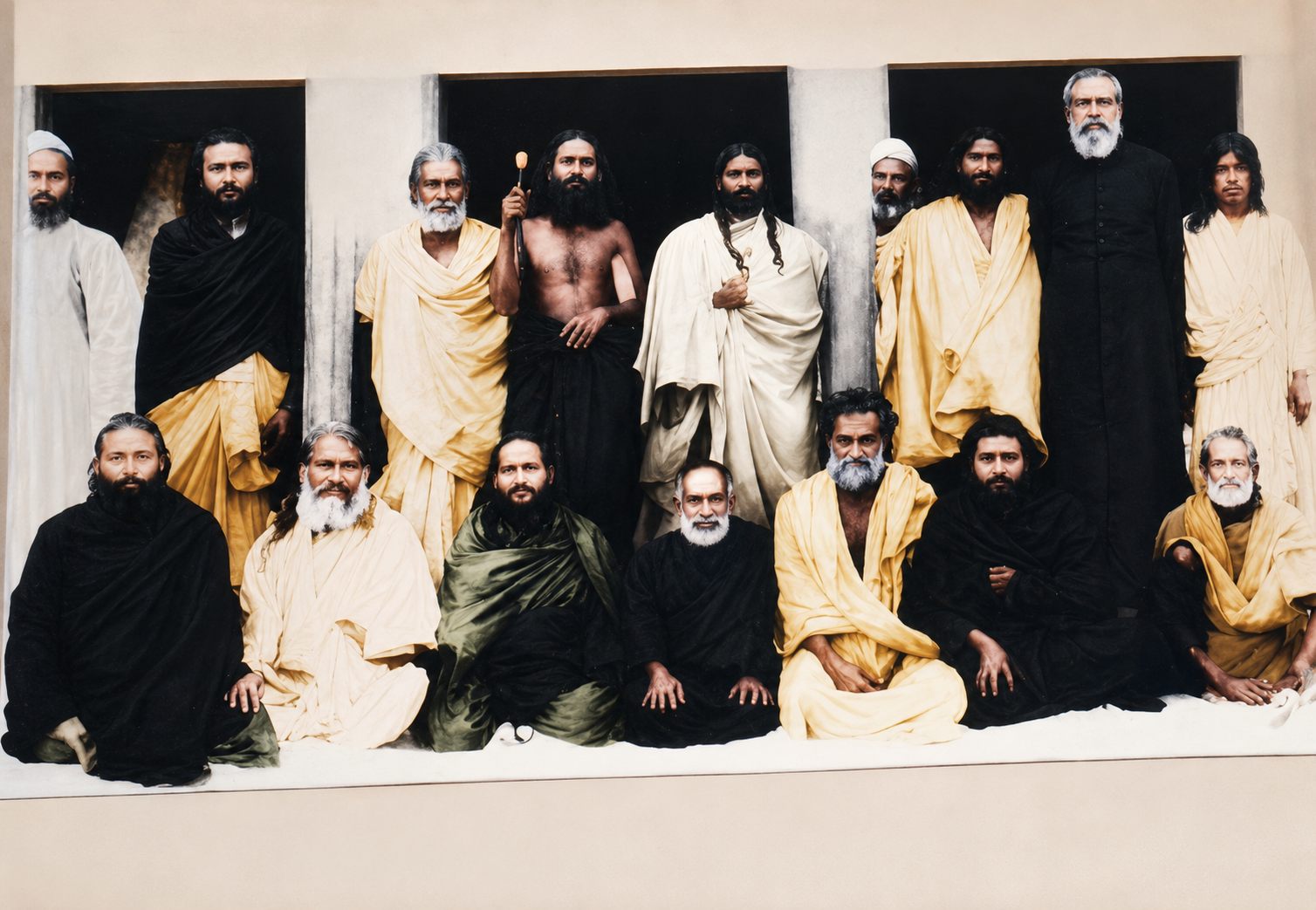 Fazihat Shah Warsi among fellow Sufis of the Warsi order