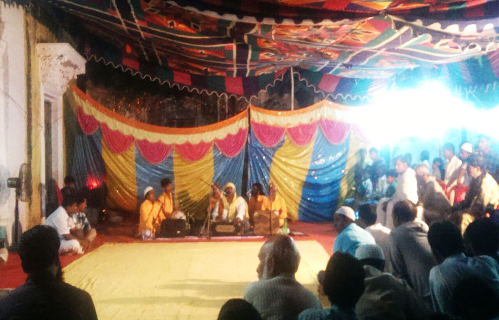 Qawwali performance during Urs